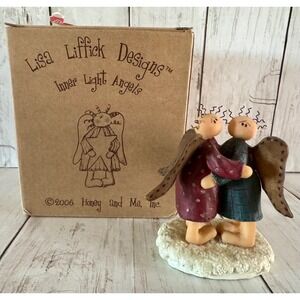 Lisa Liffick Designs Inner Light Angels 2006 Holiday Hugs Figurine w/ Box